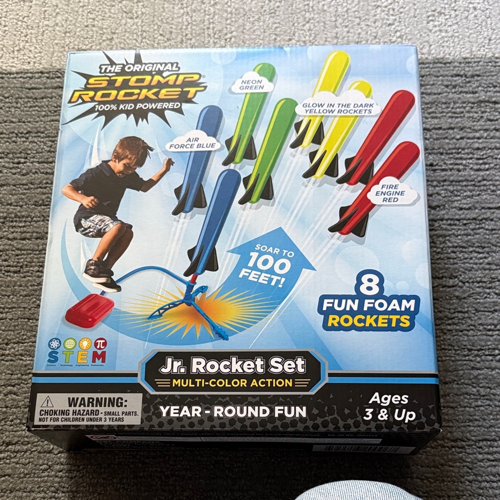 Jr. Rocket Set - Multi-Color Fun- unopened